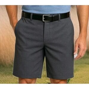 Pebble Beach‎ Dry-Luxe Performance Shorts Men's 34 Gray Golf Activewear Light